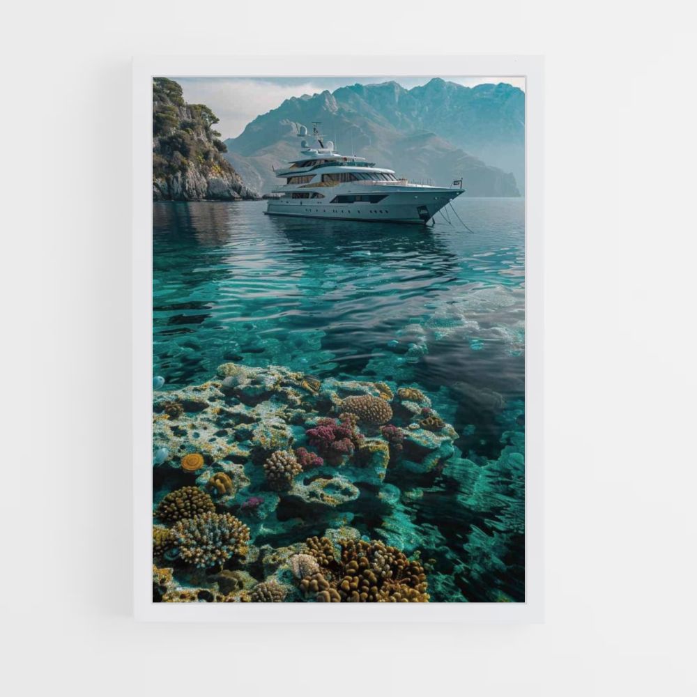 Poster Yacht Corallo