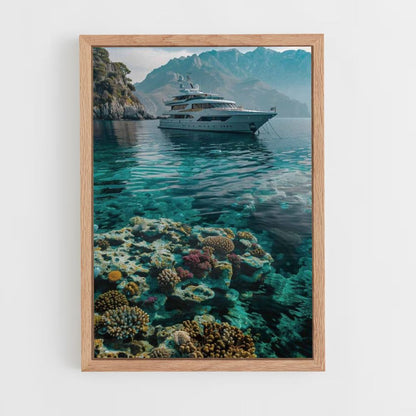 Poster Yacht Corallo