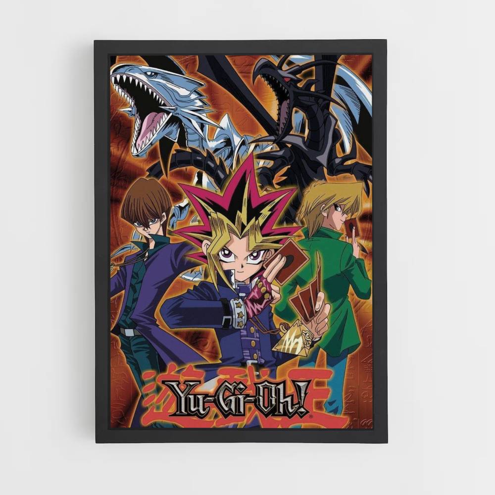 Poster Yu Gi Oh Arancione