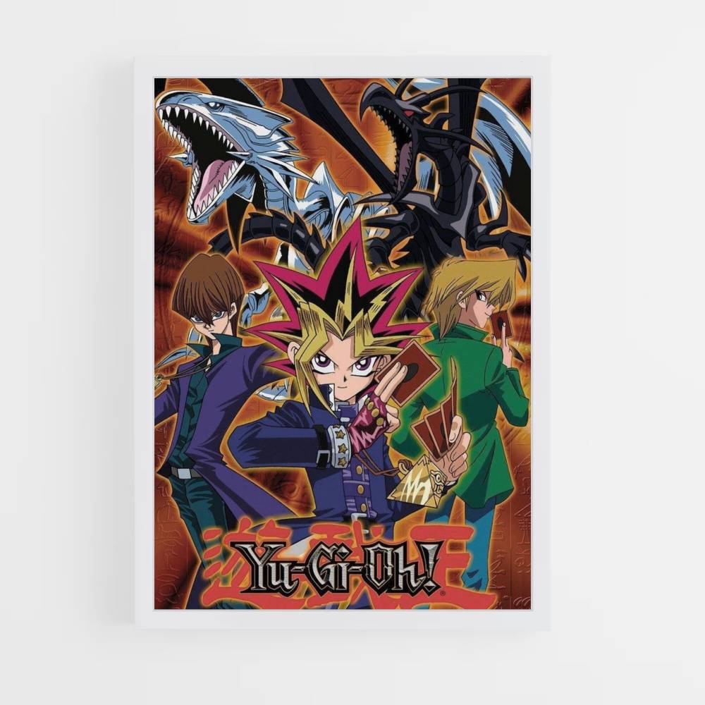 Poster Yu Gi Oh Arancione