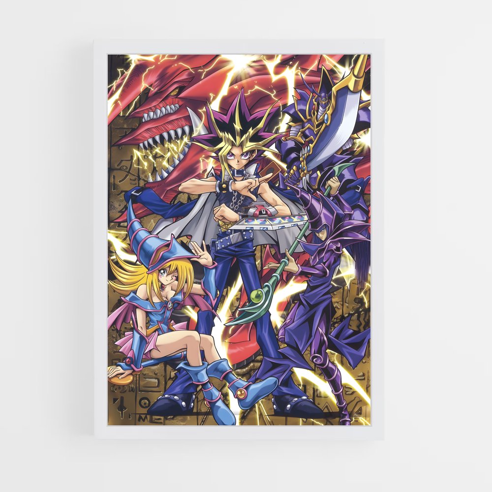 yu-gi-oh-15 cadre Blanc