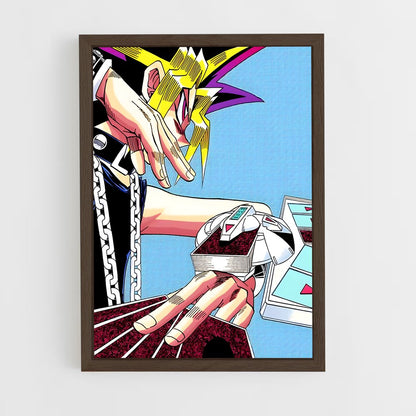 yu-gi-oh-4 cadre Bois foncé