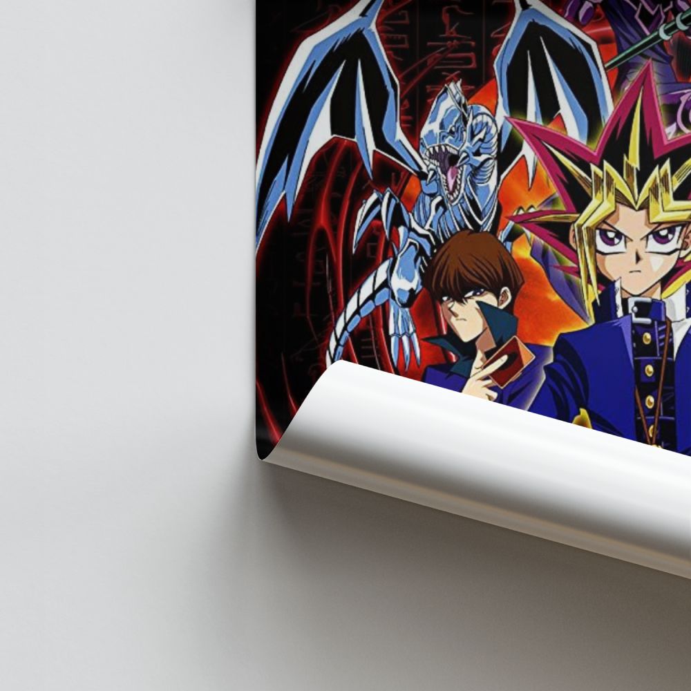 Poster Yu Gi Oh Carta sul retro