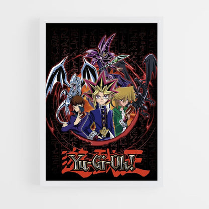 Poster Yu Gi Oh Carta sul retro