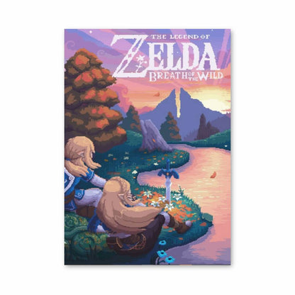 Poster Zelda Pixel Art