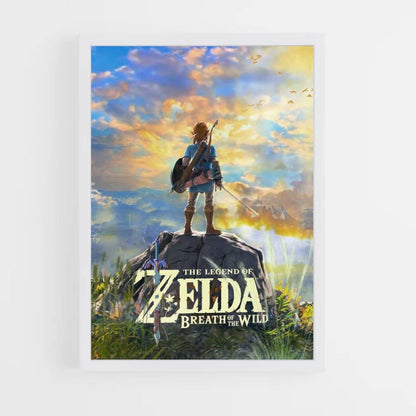 Poster Zelda Cielo Giallo Blu