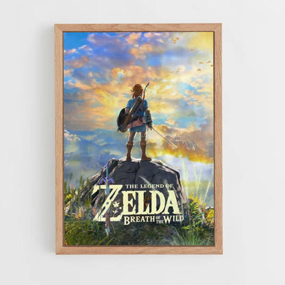 Poster Zelda Cielo Giallo Blu