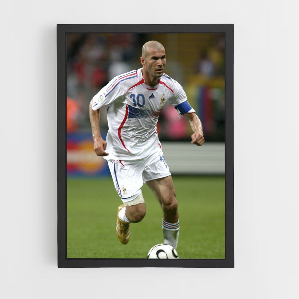 Poster Zinedine Zidane Francia