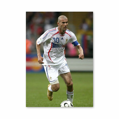 Poster Zinedine Zidane Francia