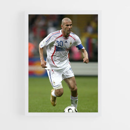 Poster Zinedine Zidane Francia