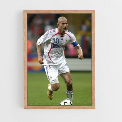 Poster Zinedine Zidane Francia