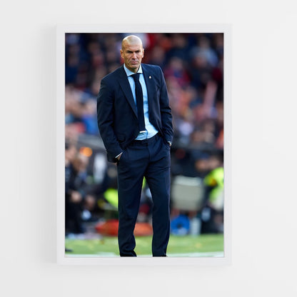 zidane-5 cadre Blanc